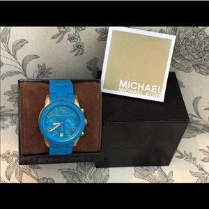 Blue MK watch